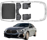 3D Fußmatten & Untere Kofferraumwanne Auto Set Kompatibel mit BMW 2ér Gran Coupe F44