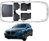 3D Fußmatten & Kofferraumwanne Auto Set Kompatibel mit BMW X1 F48 2015 - 2022