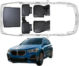 3D Fußmatten & Kofferraumwanne Auto Set Kompatibel mit BMW X1 F48 2015 - 2022