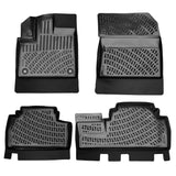 Trimak Autofußmatten kompatibel mit Fiat Doblo 3.Gen Typ K9 ab 2022 Auto Allwetter Gummimatten