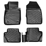 Rizline kompatibel mit FORD Fiesta ’09 2008–2017 Autofußmatten 3D Gummimatten