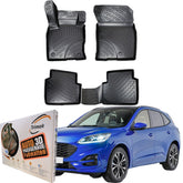 Trimak Autofußmatten kompatibel mit FORD KUGA 3. Gen. ab 2020 Auto Allwetter Gummimatten