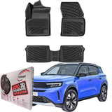 Trimak Autofußmatten kompatibel mit Opel Frontera Elektro ab 2024 Allwetter Gummimatten