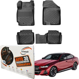 Trimak Autofußmatten kompatibel mit BMW 5ér G60 ab 2024 Auto Allwetter Gummimatten