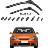 Trimak Flat Wiper Blade Scheibenwischer-Set VW Golf V 24 & 19 zoll (60 & 48 cm)