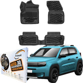 Trimak Autofußmatten kompatibel mit FIAT Grande Panda EV ab 2025 Auto Allwetter Gummimatten