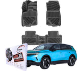 Trimak Autofußmatten kompatibel mit Opel Grandland EV 2.Gen ab 2024 Auto Allwetter Gummimatten