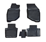 Trimak Autofussmatten Kompatibel mit HONDA JAZZ 1.Gen 2002 - 2008 Auto Allwetter Gummimaten
