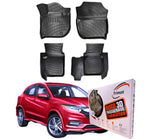 Trimak Autofußmatten kompatibel mit Honda HR-V 2. Gen 2015–2021 Auto Allwetter Gummimatten