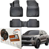 Trimak Autofußmatten kompatibel mit Kia Sorento Hybrid ab 2021Auto Allwetter Gummimatten