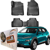 HYUNDAI KONA Elektro 1.Gen 2019 - 2023 Gummimatten Autofußmatten