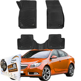 Trimak Autofußmatten kompatibel mit OPEL INSIGNIA A (2008-2017) Auto Allwetter Gummimatten