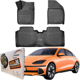 Trimak Autofußmatten kompatibel mit Hyundai Ioniq 6 Auto Allwetter Gummimatten