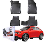 Trimak Autofußmatten kompatibel mit NISSAN Juke 1.Gen (2010–2019) Auto Allwetter Gummimatten