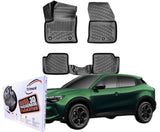 Trimak Autofußmatten kompatibel mit Alfa Romeo Junior 2024-- Elektro Auto Allwetter Gummimatten