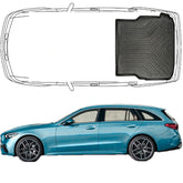 Trimak Kofferraumwanne kompatibel mit Mercedes C-Klasse S206 T Modell ab 2021