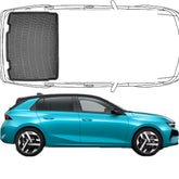 Trimak Kofferraumwanne kompatibel mit Opel Astra L Electric & Hybrid Kofferraummatte