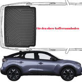 Trimak Obere Kofferraumwanne kompatibel mit Citroen C4 3.Gen ab 2020 Benzin und Diesel