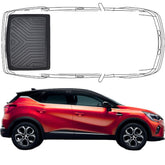 Trimak Kofferraumwanne kompatibel mit Renault Captur 2. Gen ab 2019 untere Kofferraummatte