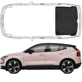 Trimak Kofferraumwanne kompatibel mit VOLVO EX30 ab 2023