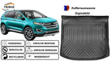 Trimak Kofferraumwanne kompatibel mit Ford Edge 2. Gen 2015 - 2022 Kofferraummatte