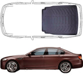 Trimak Kofferraumwanne kompatibel mit BMW 5ér F10 (2010-2017) Sedan Limousine Kofferraummatte