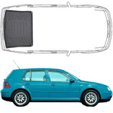 Trimak Kofferraumwanne für VW Golf IV (1997-2003) Kofferraummatte