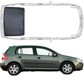 Trimak Kofferraumwanne für VW Golf V (2003-2008) Kofferraummatte