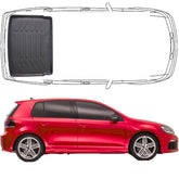 Trimak Kofferraumwanne für VW Golf VI (2008-2012) Kofferraummatte
