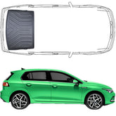 Trimak Kofferraumwanne kompatibel mit VW Golf VIII (8) ab 2020 obere Kofferraummatte