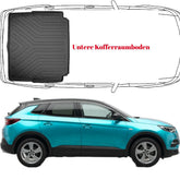 Trimak Kofferraumwanne kompatibel mit Opel Grandland 1. Gen 2017-2024 Untere