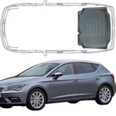 Trimak Kofferraumwanne kompatibel mit Seat Leon III Typ 5F HB 2013 - 2019