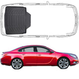 Trimak Kofferraumwanne kompatibel mit Opel Insignia A Sedan Limousine 2008 - 2017 Kofferraummatte