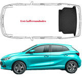 Trimak Kofferraumwanne kompatibel mit MG 3 Feste kofferraumboden Kofferraummatte