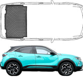 Trimak Untere Kofferraumwanne kompatibel mit Opel Mokka-e ab 2021 Kofferraummatte