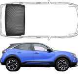 Trimak Kofferraumwanne kompatibel mit Opel Mokka B & Mokka-e ab ab 2021 obere Kofferraummatte