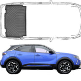 Trimak Kofferraumwanne kompatibel mit Opel Mokka B ab 2021 untere Kofferraummatte