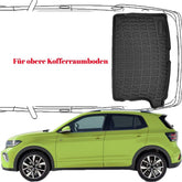 Obere Kofferraumwanne kompatibel mit VW T-Cross ab 2018 Obere Kofferraummatte