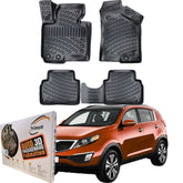 Trimak Autofußmatten kompatibel mit KIA SPORTAGE 3.Gen. (2010 - 2015) Auto Allwetter Gummimatten