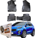 Trimak Autofußmatten kompatibel mit KIA Sportage 4.gen (QL) 2016-2021 Auto Allwetter Gummimatten