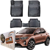 Trimak Autofußmatten kompatibel mit KIA Stonic ab 2017 Auto Allwetter Gummimatten