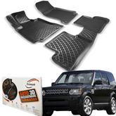 Trimak Autofußmatten kompatibel mit Land Rover DISCOVERY 4.Gen (2009- 2016) Auto Allwetter Gummimatten