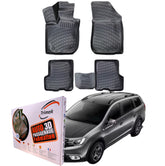 Trimak Autofußmatten kompatibel mit DACIA LOGAN MCV 2.Gen. (2012-2020) Auto Allwetter Gummimatten