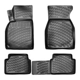 Rizline Kompatibel mit Renault Megane 2 2002-2009 Autofußmatten 3D Gummimatten