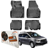 Trimak Autofußmatten kompatibel mit Mercedes CITAN (W415) 2012 - 2021 Auto Allwetter Gummimatten