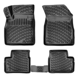 Trimak Passgenau 3D Auto Fußmatten & Kofferraumwanne Set Kompatibel mit Nissan Micra 3.Gen K12 2003-2010