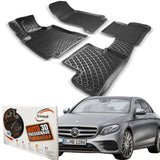 Trimak Autofußmatten kompatibel mit Mercedes E Klasse W213 ab 2016 Auto Allwetter Gummimatten