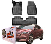 Trimak Autofußmatten kompatibel mit Ford Mustang Mach-E 2020 - 2026 Auto Allwetter Gummimatten
