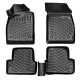 Rizline kompatibel mit Opel Astra J 2009- 016 Autofußmatten Auto Allwetter 3D Gummimatten
