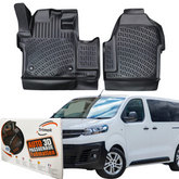 Trimak Autofußmatten kompatibel mit Opel Vivaro C ab 2019 Auto Allwetter Gummimatten